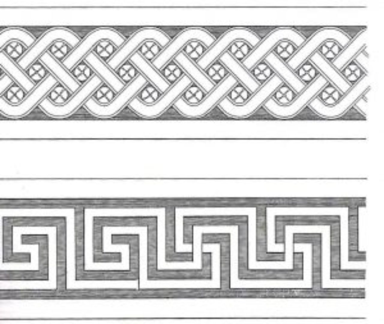 Римский орнамент Меандр